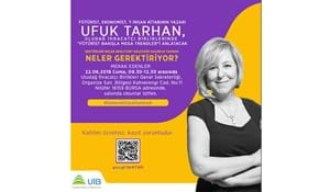 ÜNLÜ FÜTÜRİST UFUK TARHAN UİB ÜYELERİYLE BULUŞTU